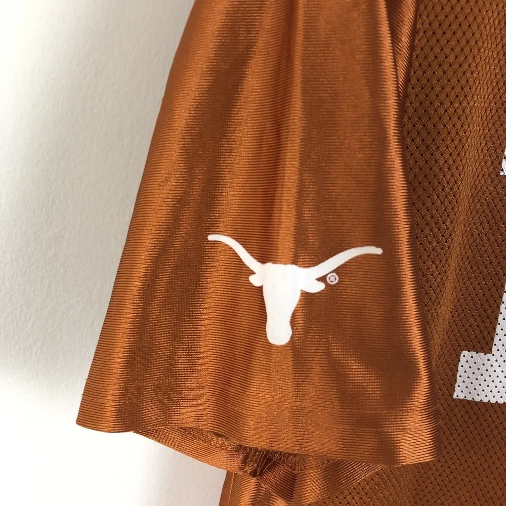 University Of Texas Longhorns NCAA #12  Jersey Sz Youth (14/16) Orange Football
